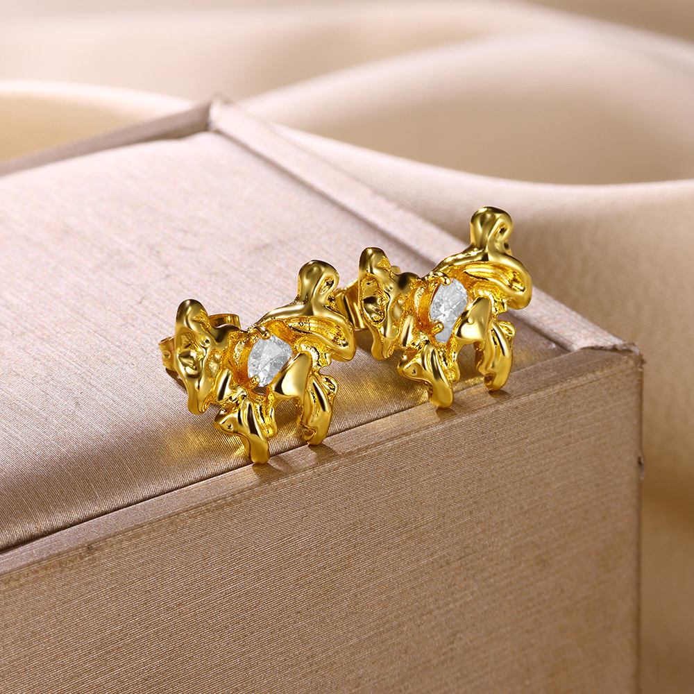13g Weight 0.03µm-0.05µm Gold Plating Thickness PVD Coated Gold Plating Process 304 Stainless Steel Ear Needle Material Real Gold Plated Plating Material Stone-Free Inlay Material Ear Studs Classification 18K Gold Plating Color 1 Pair Quantity Daily Occasion 304 Stainless Steel Material Shamrock, Flower Pattern Women's Gender Vintage Style Style Waterproof Non Tarnish Craft PVD Coated Real Gold Plated 18K Gold Shamrock Flower 304 Stainless Steel Vintage Style Waterproof Non Tarnish Ear Studs 43