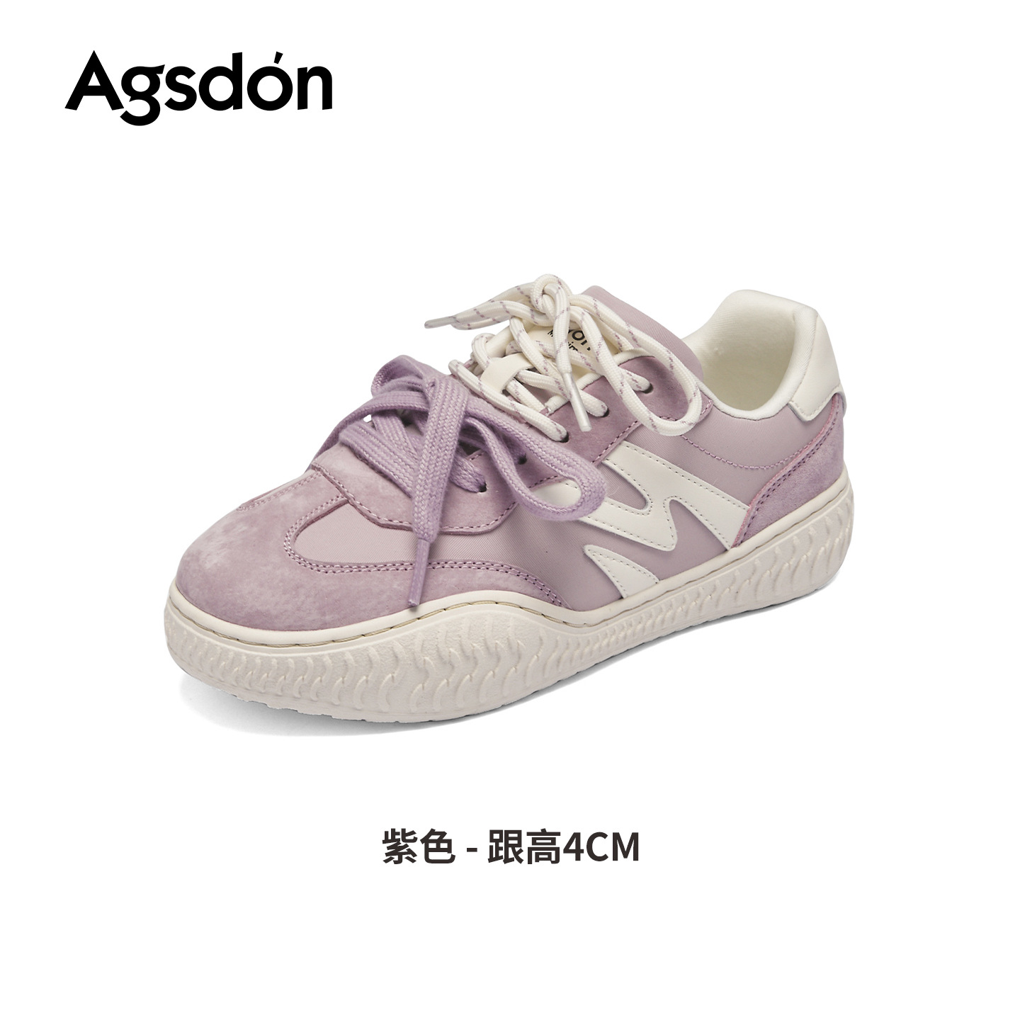 Augu Shi Deng retro zapatos de entrenamiento de mujeres 2026 verano nuevo Gump zapatos deportivos marrón suave zapatos casuales
