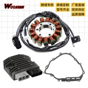 YFM550 FWA Grizzly 2009-2015 üçün bobin, stator kağız yastığı, rektifikator dəsti