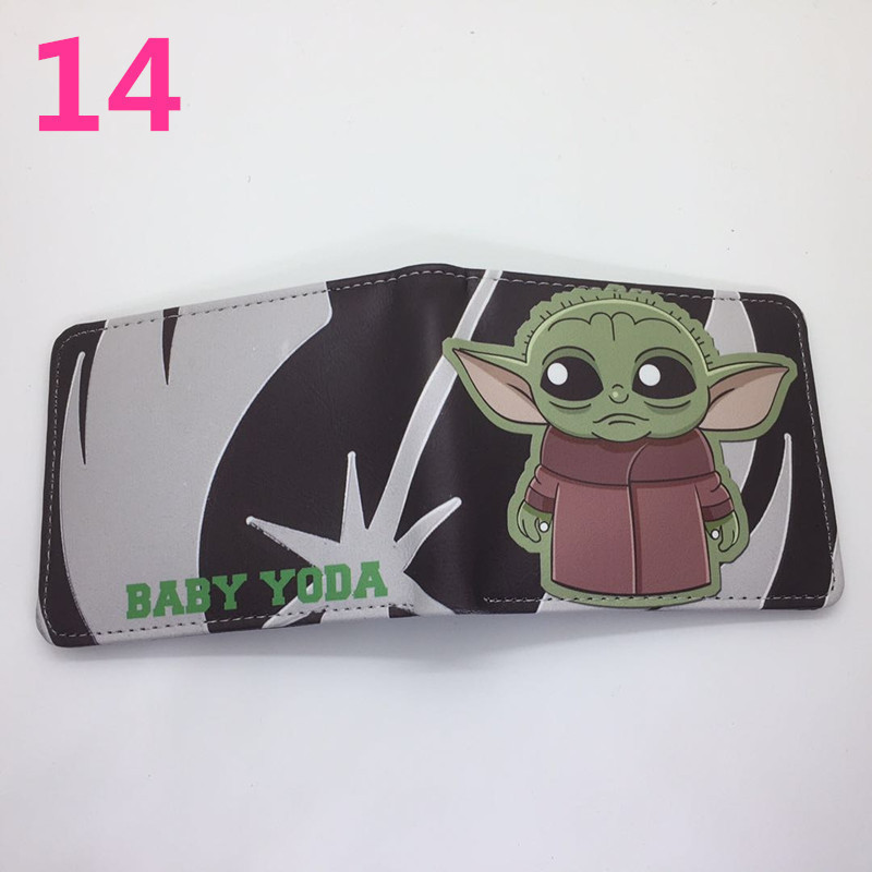 Baby Yoda maestro corto billetera Star Wars estudiante Monedero