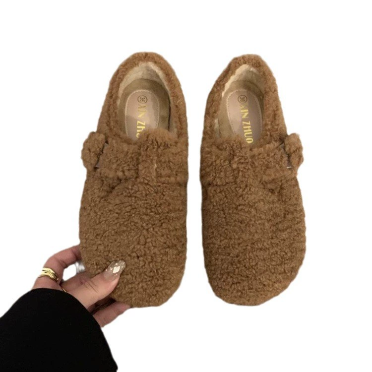 High winter footwear platform, keep warm shoes