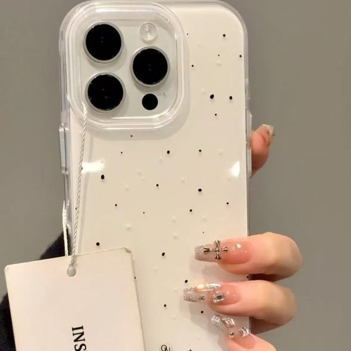 Watercolor Cream IMD Phone Case for Women, Compatible with Apple iPhone 16 Pro Max, Creative iPhone 15 Protective Case Summer