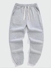 H 38114 Solid color beam foot men sweatpants ��ɫ������ʿ��
