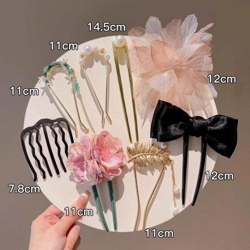 Nueva horquilla de borla de mariposa en forma de U de estilo chino, horquilla de sentido avanzado, estilo antiguo, borla, paso a paso, flor, horquilla, cheongsam