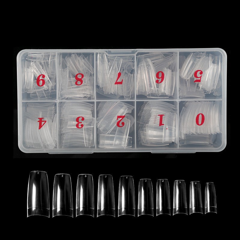 Manicure 500-Piece Box Armor Pieces French Nail Patches Nail Patches Half-Stick Nail Patches Fake Nail Patches Transparent and Natural Manicure 500-Piece Box Armor Pieces French Nail Patches Nail Patches Half-Stick Nail Patches Fake Nail Patches Transparent and Natural