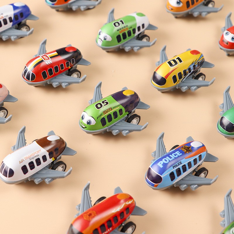 Amazon simulación de 5.2cm de retroceso pequeño avión juguete de inercia para niños mini avión de pasajeros de aleación temu image 3