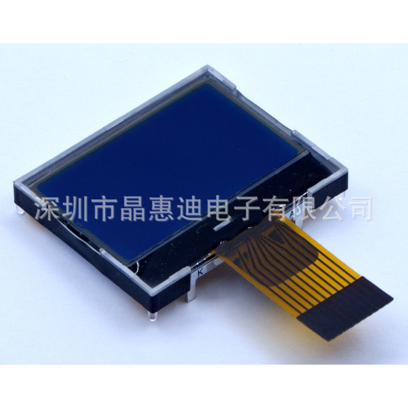 Һ��ģ��/12864/1.2��/ST7567/��Ĥ/����/JHD12864-G436BTW-B