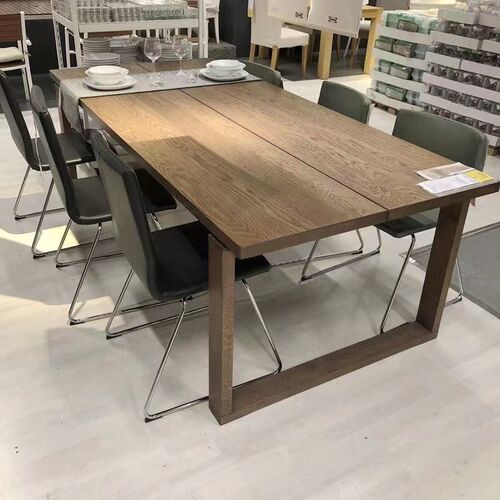 Beech Wood Home Dining Table Japanese Style Full Solid Wood Dinner Table Simple Same Style Desk Study Desk
