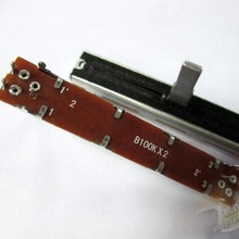 SC4521G A10K 60MM直滑推拉电位器 双声道 功放调音台