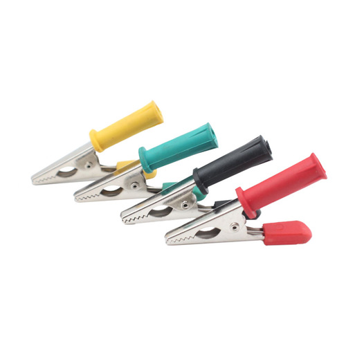 Pure copper high voltage plug-in crocodile clip large, medium and small 5MM10MM20M open electric clip small battery clip