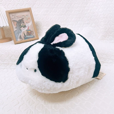 Cute lying rabbit plush pillow, adorable bunny toy, sleeping pillow for bed, birthday gift for a best friend (Oyuncaq yastıqlar) - papa-rabbit-panda-cat-45cm