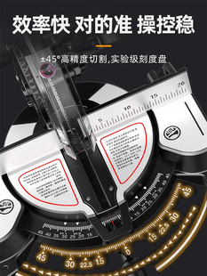 High precision aluminum sawing machine aluminum alloy wood aluminum multi-function cutting machine 45 degree small cutting machine miter saw 10 inch
