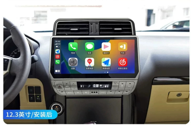10-17 Toyota Prado models upgraded to the 18 model with large-screen navigation and 360-degree panoramic integrated system