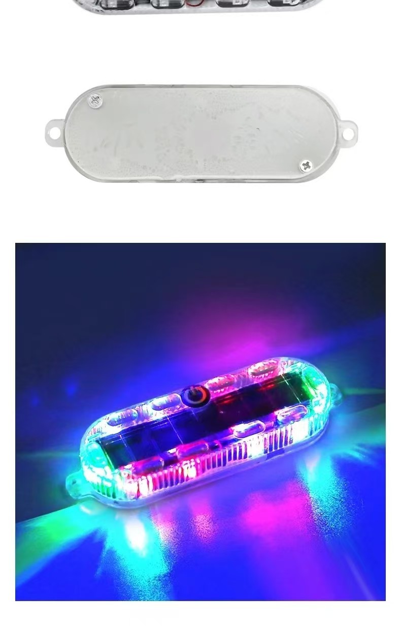 Car, Motorcycle, Electric Vehicle Anti-Rear Collision Solar Warning Light, No-Wiring Width Indicator Led Light, Foreign Trade Wholesale