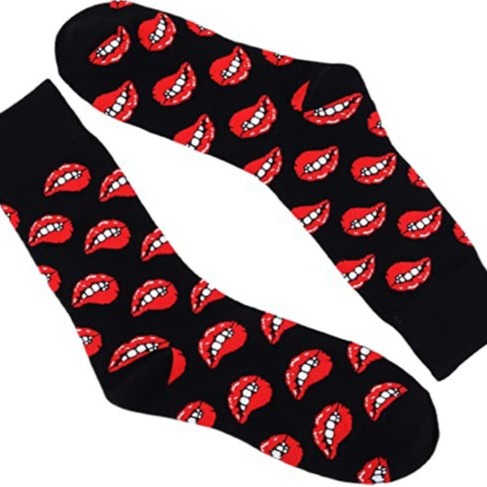 Calcetines transfronterizos del día de San Valentín calcetines de tubo de color de contraste de amor Valentine's Day amantes de los calcetines de algodón fabricantes