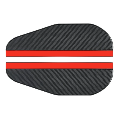 Factory Direct Sales Rainproof Rearview Mirror Rain Shield Universal Thickened Carbon Fiber Pattern Car Rain Shield Car Supplies (Rearview mirror rainproof sticker) - rain-eyebrow-carbon-fiber-pattern-no-label-pair