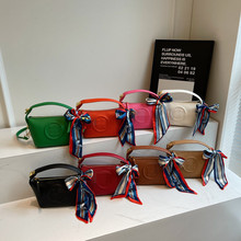 2026跨境新款时尚百搭复古手拎包单肩法式H通勤包饭盒腋下女包