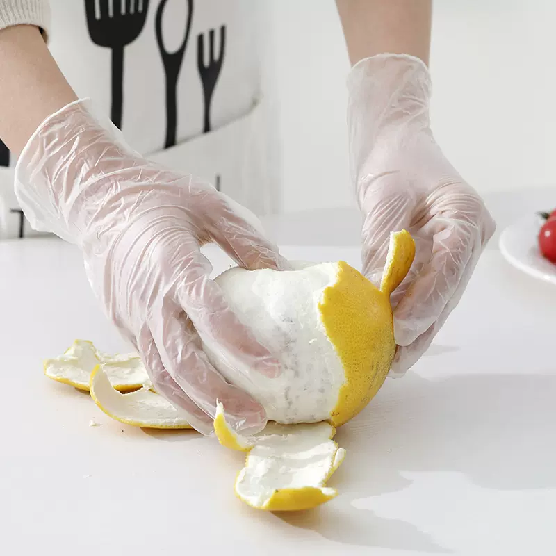 一次性pvc乳胶手套加厚防水多用途医工作手膜洗碗美家用防油污