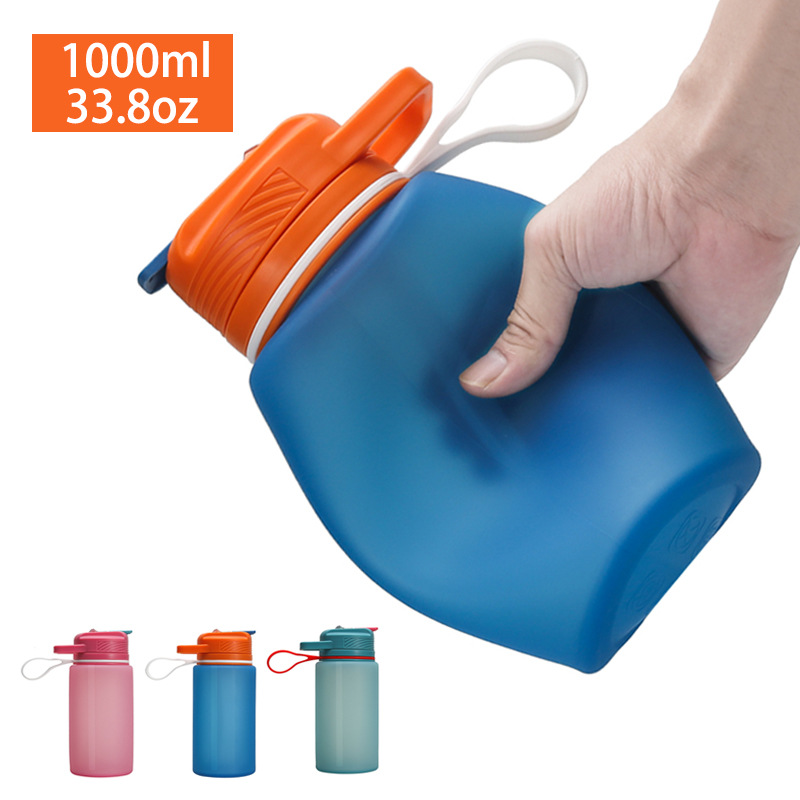 Silicone creative handheld glass for traveling with glass