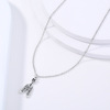 Fashionable accessory, universal necklace, European style, simple and elegant design, city style, halloween