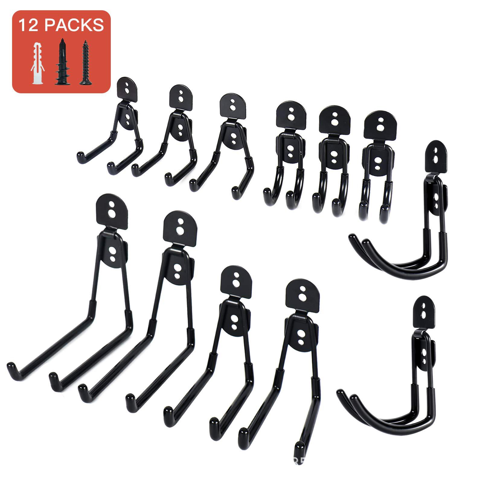 车库墙壁挂钩电动工具园林工具的组织者自行车梯子绳索钩