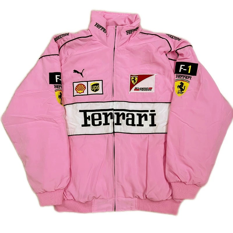 F1 bordado "delgado" nuevo traje de carreras de velocidad con traje de ciclismo de manga larga chaqueta de locomotora