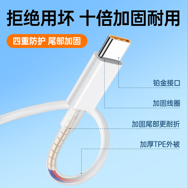 Cable de datos de carga super rápida de 3 metros más largo 3 en 1 240W para Apple Android Typepec un cable de carga de tres tiros