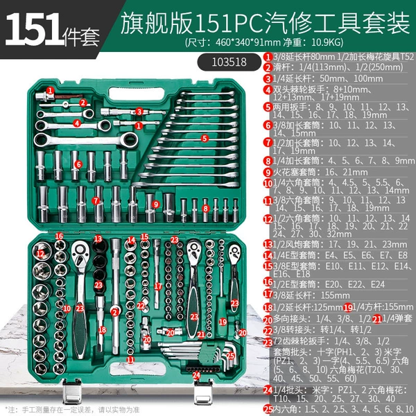 103518 Ultimate Edition 72 teeth 151 pieces