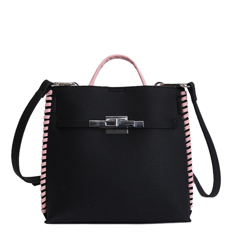 Bolso para mujeres 2026 nuevo estilo de alta calidad de moda tejida bolsa de mano alta textura versátil de viaje mochila de hombro