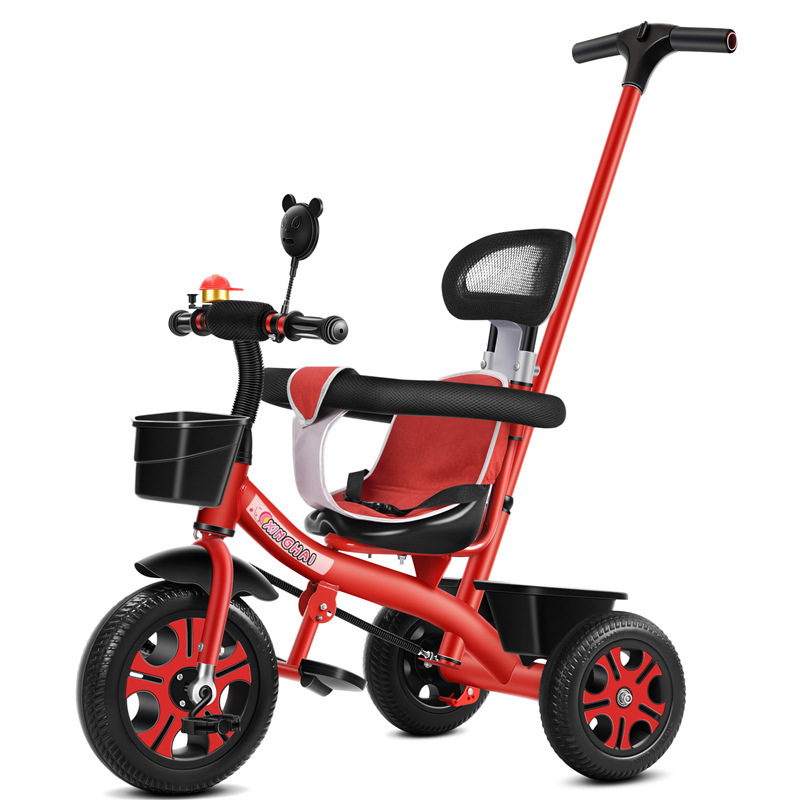 Triciclo infantil 1 - 3 - 2 - 6 años de edad, carro de bebé grande, bicicleta, carro de jardín de infantes image 45