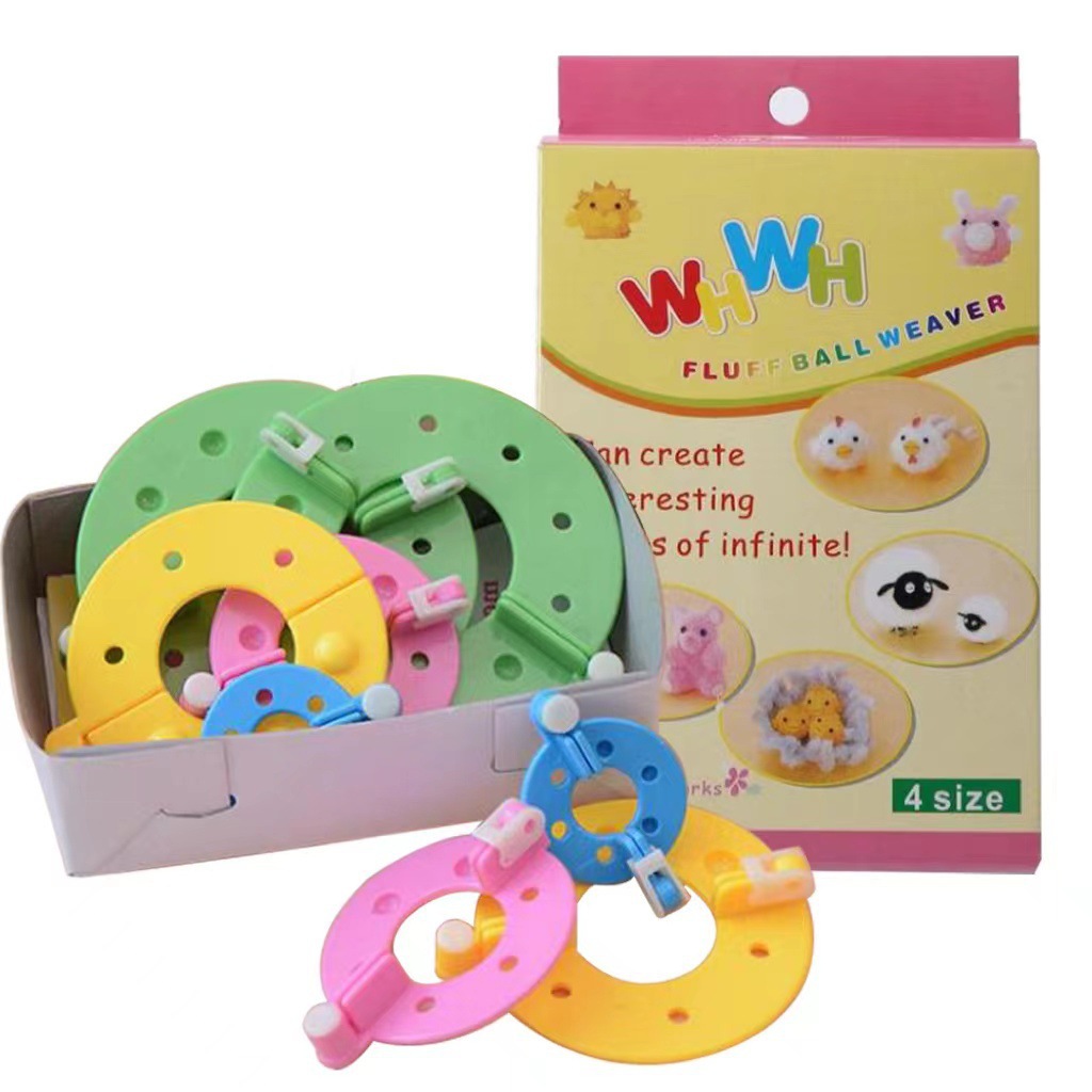 Máquina de bola de peluche muñeca máquina de bola de peluche herramienta de tejido DIY hecha a mano máquina de bola de peluche máquina de tejido