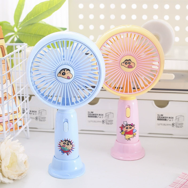 Crayons, handheld genuine cartoon air fan