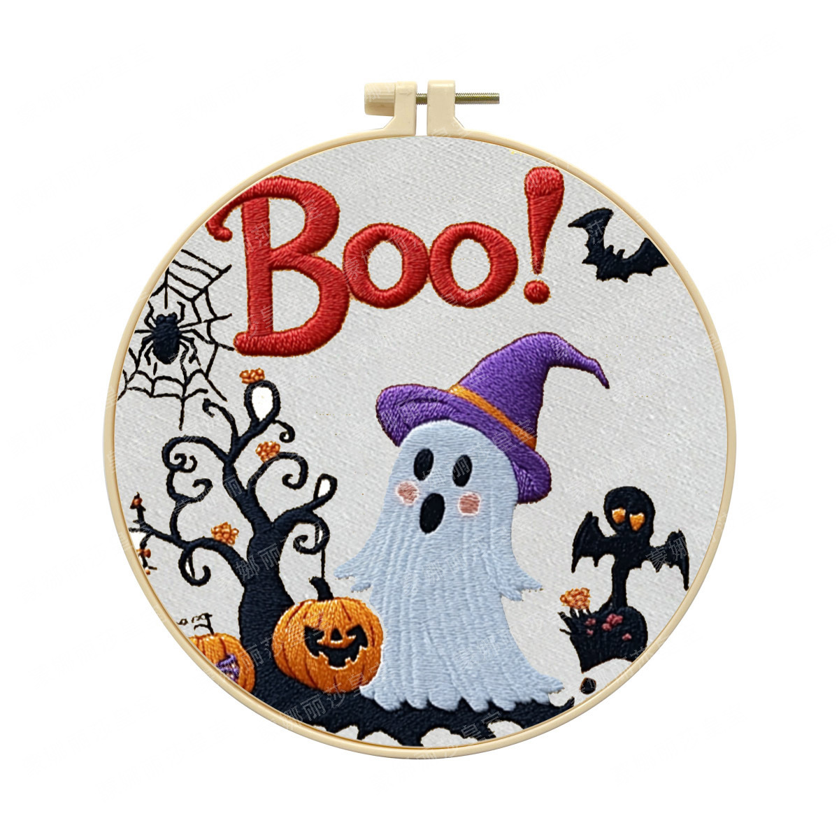 Bordado transfronterizo nuevo fantasma de Halloween DIY bordado material manual paquete de bordado su propio kit de bordado al por mayor