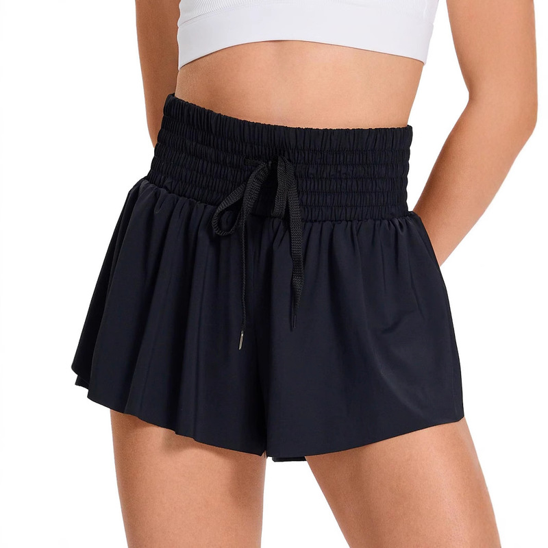 Cross-Border Amazon Women's Summer Elegant Sports Shorts Quick-Drying Breathable Running Fitness Yoga High-Waisted Short Skirts Cross-Border Amazon Women's Summer Elegant Sports Shorts Quick-Drying Breathable Running Fitness Yoga High-Waisted Short Skirts