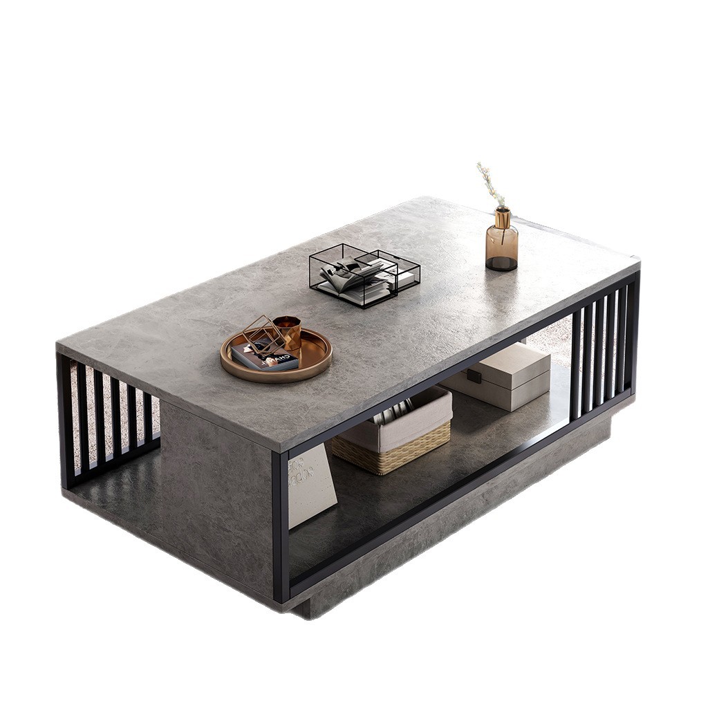 Mesa de té pequeña sala de estar doméstica 2025 nueva mesa cuadrada simple moderna para alquiler de mesa de té simple