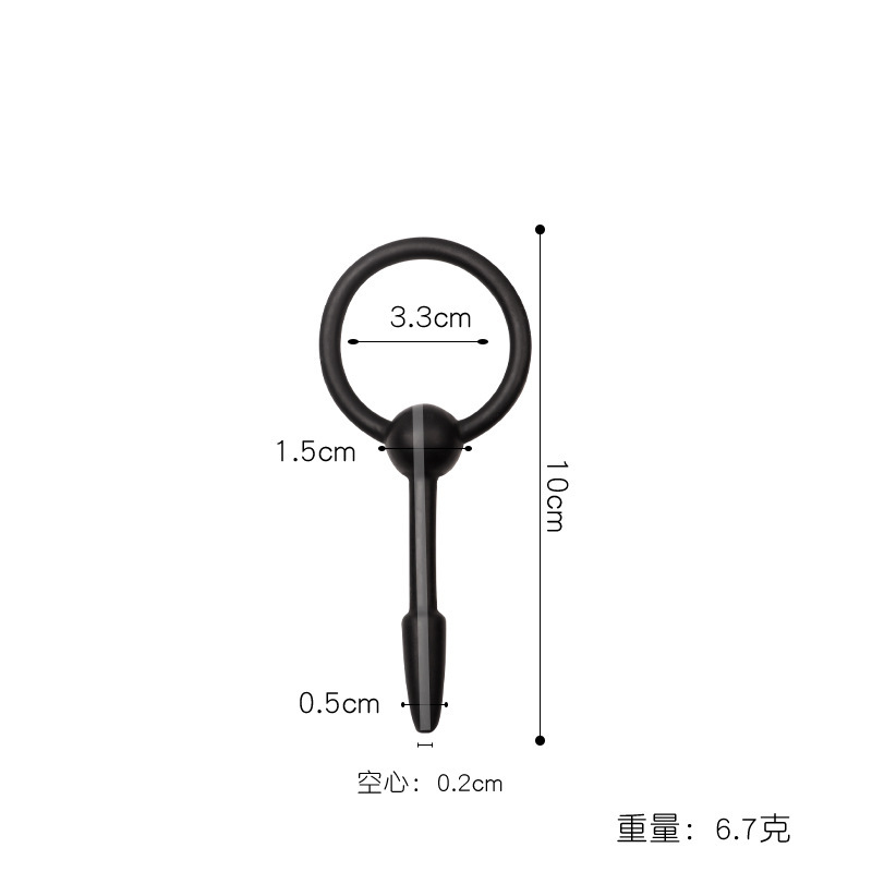 Silicone Male Urethral Plug, Beginner-Friendly Manual Sound Rod — detail image 10