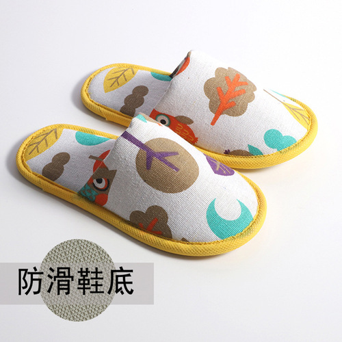 [Hotel children's slippers] Hotel guest room B&B boys and girls thickened non-slip disposable children's slippers