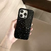 Чёрный с эпоксидными звёздными блёстками