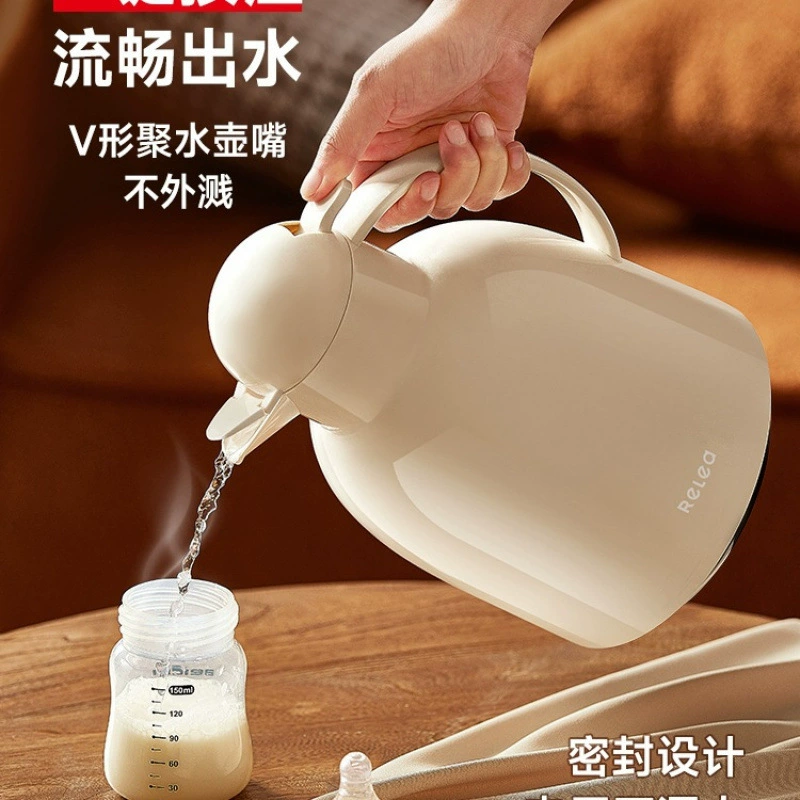 Thermos, capacious teapot for home use for beloved