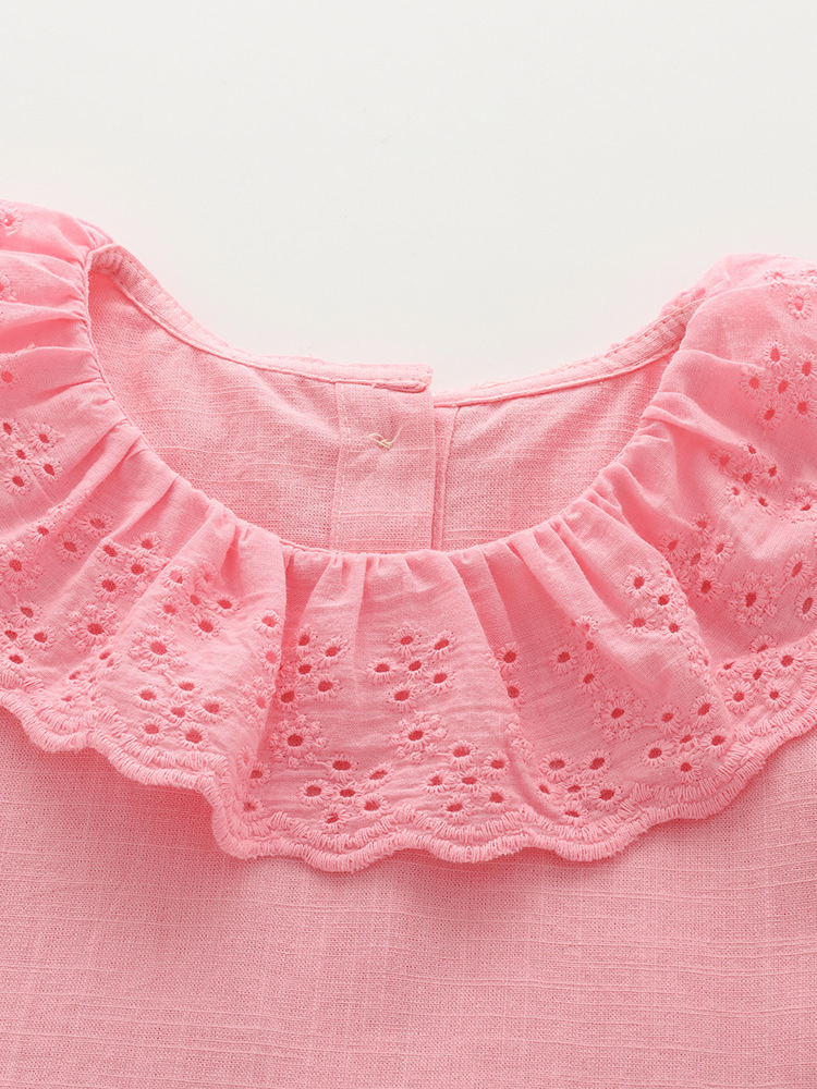 Malwee transfronterizo vestido de niña de verano nuevo estilo europeo y americano vestido de princesa para niños pequeños y medianos pantalones casuales de niña