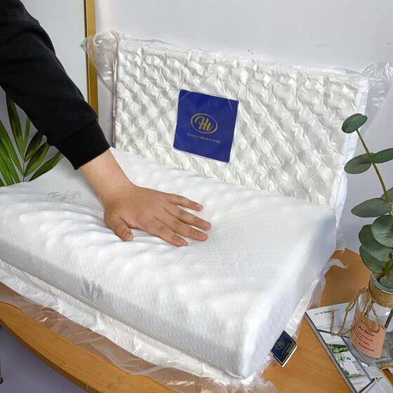 Hill pillow neck massage wholesale pillow Thailand latex pillow pillow factory direct gift a generation of hair