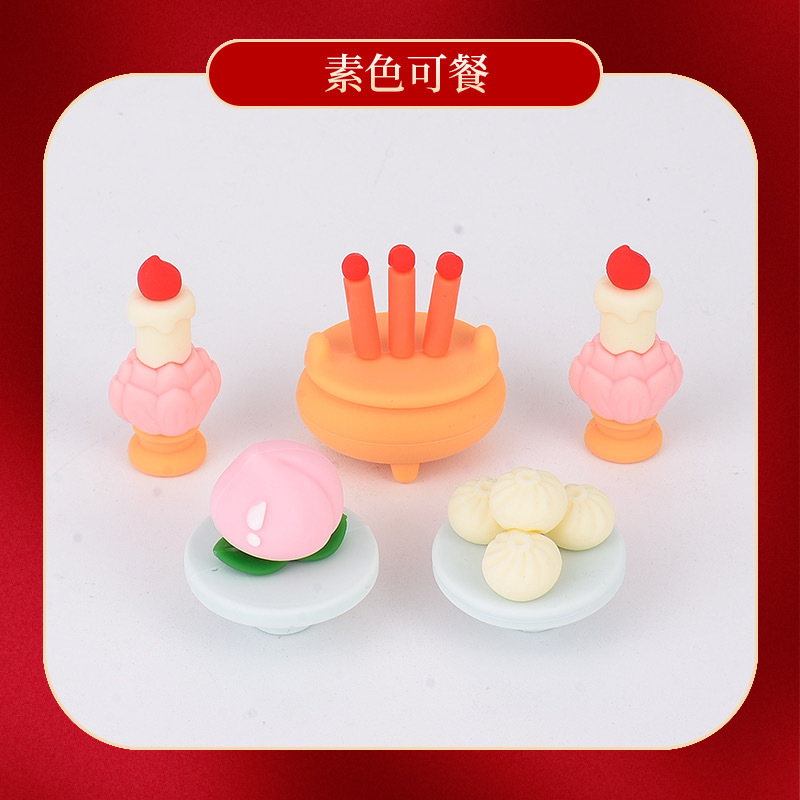 Estación de trabajo creativa Adoración a la estatua de Guanyin Buda Pequeño Dios de la riqueza Mesa de automóviles Pequeños adornos Guozhao Meditación Regalo de curación