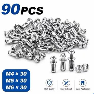 90 PCS  �ݿˣ����꣬���\��ĸ�M��M4.M5.M6 ,���̶��Nᔎ��ݽz