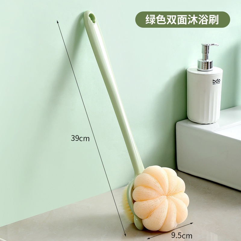 cepillo de baño, cepillo de mango largo, cepillo de pelo suave, cepillo de baño de doble cara, cepillo de barro, cepillo de espalda para eliminar la ceniza.