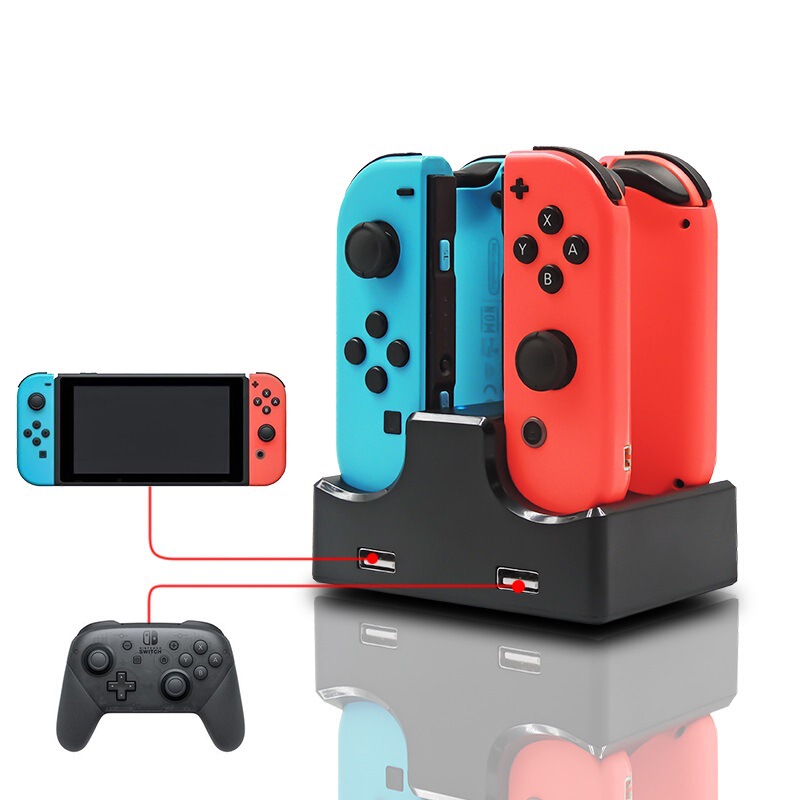 Suitable for Nintendo Switch Oled Controller Charger Joy-Con Left and Right Controller Four-In-One Charger