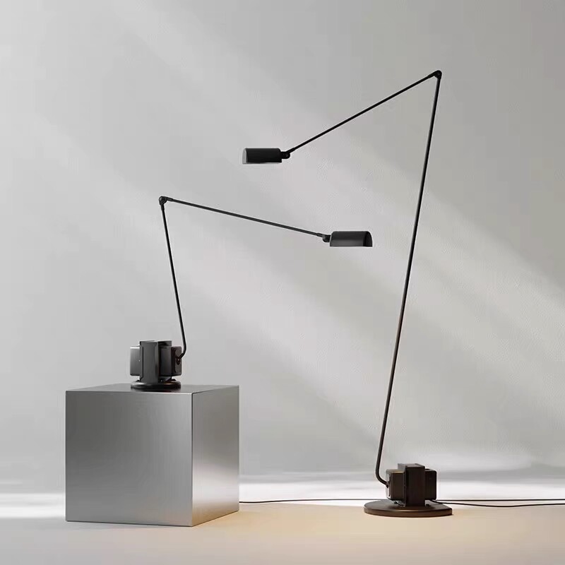 Italian Designer Industrial Style Swing Arm Motorized Floor Lamp for Living Room, Sofa, Study, Adjustable Swing Arm Reading Lamp Italian Designer Industrial Style Swing Arm Motorized Floor Lamp for Living Room, Sofa, Study, Adjustable Swing Arm Reading Lamp
