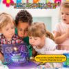 Light Music 3D pop -up firework cake birthday greeting card Creative Handmade Birthday Happy Card Blessing Gift