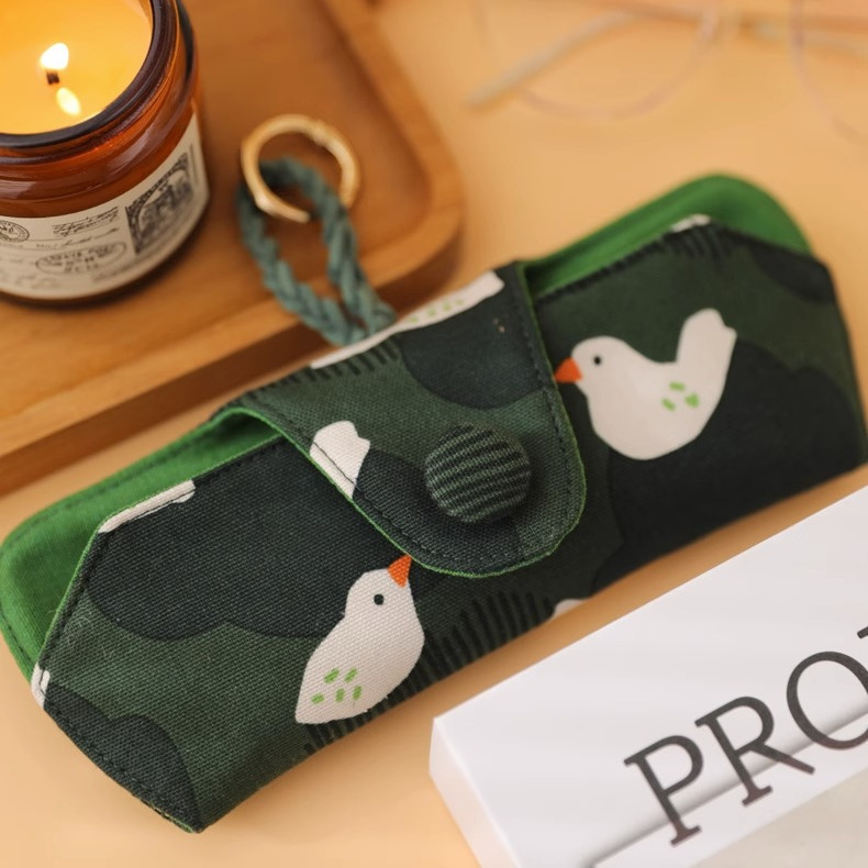 bolsa de gafas de alto valor facial contiene cubierta protectora portátil gafas de sol universales gafas de sol caja de gafas de tela espejo miopía