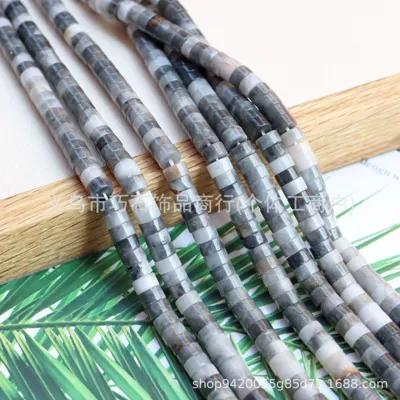Angle Spacer Tiger Eye Spot: Zərgərlik ara hissələri - natural-eagle-eye-stone-36mm