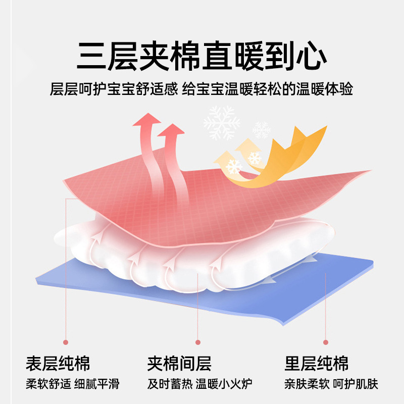 婧麒新生婴儿衣服秋冬装连体衣新款宝宝春秋季夹棉保暖长袖外出服|undefined